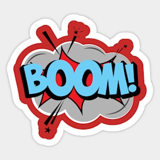 Comic Outburst - Boom Sticker